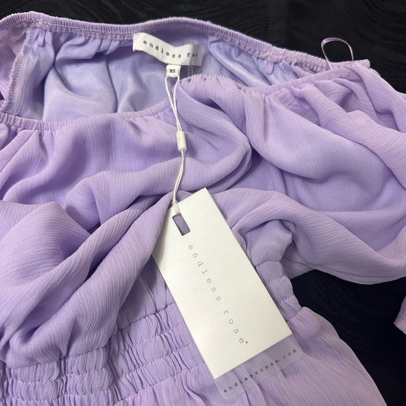 Endless Rose Lavender Ruffle Top - Picture 5 of 9